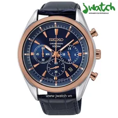 ĐỒNG HỒ SEIKO CHRONOGRAPH SSB160P1 DÂY DA