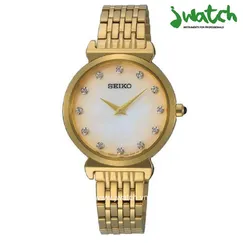 ĐỒNG HỒ SEIKO NỮ QUARTZ SFQ802P1 DÂY KIM LOẠI