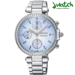 ĐỒNG HỒ SEIKO NỮ CHRONOGRAPH SNDV39P1 DÂY KIM LOẠI