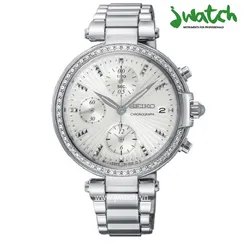 ĐỒNG HỒ SEIKO NỮ CHRONOGRAPH SNDV41P1 DÂY KIM LOẠI