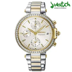ĐỒNG HỒ SEIKO NỮ CHRONOGRAPH SNDV42P1 DÂY KIM LOẠI