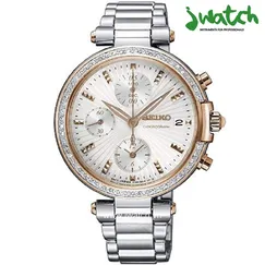 ĐỒNG HỒ SEIKO NỮ CHRONOGRAPH SNDV44P1 DÂY KIM LOẠI