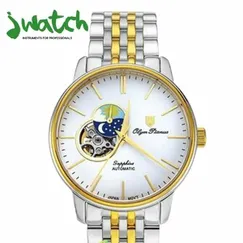 ĐỒNG HỒ NAM OLYM PIANUS AUTOMATIC SUN AND MOON OP990-389AMSK-T DÂY KIM LOẠI