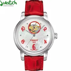 ĐỒNG HỒ NỮ TISSOT AUTOMATIC HỞ TIM T050.207.16.116.03 DÂY DA