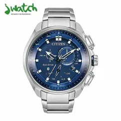 ĐỒNG HỒ NAM CITIZEN ECO-DRIVE CHRONOGRAPH BZ1021-54L DÂY KIM LOẠI