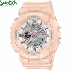 ĐỒNG HỒ NỮ CASIO QUARTZ BA-110RG-4ADR DÂY CAO SU