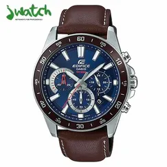 ĐỒNG HỒ NAM CASIO QUARTZ CHRONOGRAPH EFV-570L-2AVUDF DÂY DA