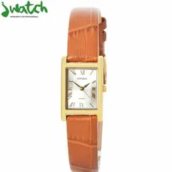 ĐỒNG HỒ NỮ CITIZEN QUARTZ MẶT VUÔNG EJ6122-08A DÂY DA