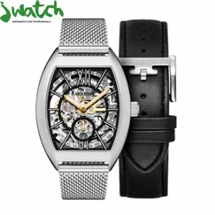 ĐỒNG HỒ NAM THOMAS EARNSHAW AUTOMATIC SKELETON ES-8124-11 DÂY KIM LOẠI