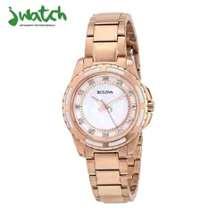 ĐỒNG HỒ NỮ BULOVA QUARTZ  98P141 DÂY KIM LOẠI