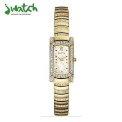 ĐỒNG HỒ NỮ BULOVA QUARTZ MẶT VUÔNG 98L204 DÂY KIM LOẠI