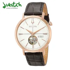 ĐỒNG HỒ NAM BULOVA AUTOMATIC HỞ TIM  97A136 DÂY DA