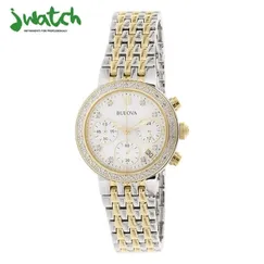 ĐỒNG HỒ NỮ BULOVA QUARTZ CHRONOGRAPH 98R214 DÂY KIM LOẠI