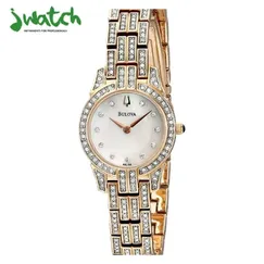 ĐỒNG HỒ NỮ BULOVA QUARTZ  98L155 DÂY KIM LOẠI