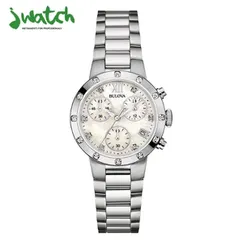 ĐỒNG HỒ NỮ BULOVA QUARTZ CHRONOGRAPH 96R202 DÂY KIM LOẠI
