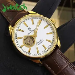 ĐỒNG HỒ NAM OLYM PIANUS AUTOMATIC HỞ TIM OP9927-71AMK-GL-T DÂY DA