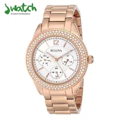 ĐỒNG HỒ NỮ BULOVA QUARTZ CHRONOGRAPH 97N101 DÂY KIM LOẠI