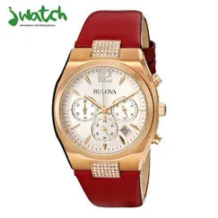 ĐỒNG HỒ NỮ BULOVA QUARTZ CHRONOGRAPH 97M108 DÂY DA