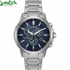 ĐỒNG HỒ NAM CITIZEN ECO-DRIVE CHRONOGRAPH AT2340-56L DÂY KIM LOẠI