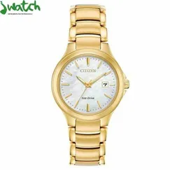 ĐỒNG HỒ NỮ CITIZEN ECO-DRIVE MẶT KHẢM XÀ CỪ EW2522-51D DÂY KIM LOẠI