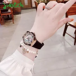 ĐỒNG HỒ NỮ HANBORO QUARTZ  HA0002GL DÂY DA
