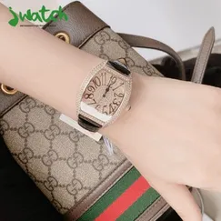 ĐỒNG HỒ NỮ DAVENA QUARTZ MẶT VUÔNG DA0002YL DÂY DA