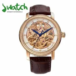 ĐỒNG HỒ NAM OGIVAL AUTOMATIC SKELETON OG388-63AGR-GL DÂY DA