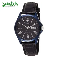 ĐỒNG HỒ NAM CASIO QUARTZ  MTP-1384BUL-1AVDF DÂY DA