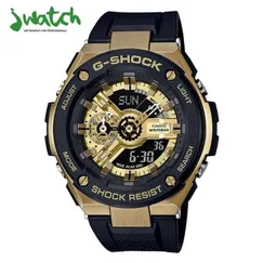 ĐỒNG HỒ NAM CASIO QUARTZ CHRONOGRAPH GST-400G-1A9 DÂY CAO SU