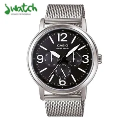 ĐỒNG HỒ NAM CASIO QUARTZ MTP-1338D-1B1DF DÂY KIM LOẠI