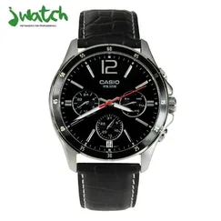 ĐỒNG HỒ NAM CASIO QUARTZ MTP-1374L-1AVDF DÂY DA