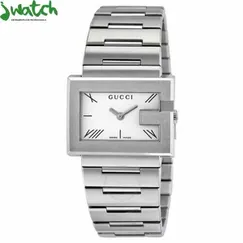 ĐỒNG HỒ NỮ GUCCI QUARTZ MẶT VUÔNG YA100506 DÂY KIM LOẠI
