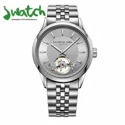 ĐỒNG HỒ NAM RAYMOND WEIL AUTOMATIC HỞ TIM 2780-ST-65001 DÂY KIM LOẠI