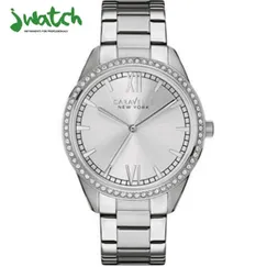 ĐỒNG HỒ NỮ CARAVELLE QUARTZ  43L178 DÂY KIM LOẠI