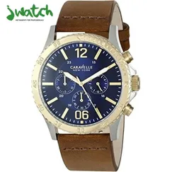 ĐỒNG HỒ NAM CARAVELLE QUARTZ CHRONOGRAPH 45A135 DÂY DA