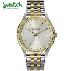 ĐỒNG HỒ NAM CARAVELLE QUARTZ  45B129 DÂY KIM LOẠI