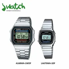 ĐỒNG HỒ CASIO ĐÔI DÂY KIM LOẠI (A158WA-1DF & LA670WA-1DF)