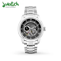 ĐỒNG HỒ NAM BULOVA AUTOMATIC HỞ TIM 96A119 DÂY KIM LOẠI