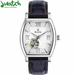 ĐỒNG HỒ NAM BULOVA AUTOMATIC HỞ TIM MẶT VUÔNG 96A144 DÂY DA