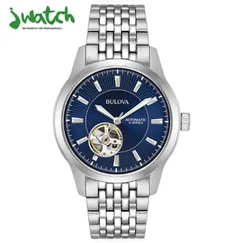 ĐỒNG HỒ NAM BULOVA AUTOMATIC HỞ TIM 96A189 DÂY KIM LOẠI