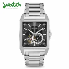 ĐỒNG HỒ NAM BULOVA AUTOMATIC HỞ TIM 96A194 DÂY KIM LOẠI