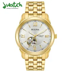 ĐỒNG HỒ NAM BULOVA AUTOMATIC HỞ TIM  97A130 DÂY KIM LOẠI