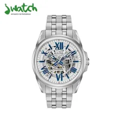 ĐỒNG HỒ NAM BULOVA AUTOMATIC SKELETON 96A187 DÂY KIM LOẠI