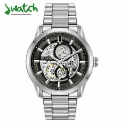 ĐỒNG HỒ NAM BULOVA AUTOMATIC SKELETON 96A208 DÂY KIM LOẠI