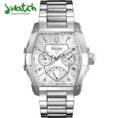 ĐỒNG HỒ NAM BULOVA QUARTZ MẶT VUÔNG 96C115 DÂY KIM LOẠI