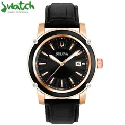 ĐỒNG HỒ NAM BULOVA QUARTZ  98B161 DÂY DA