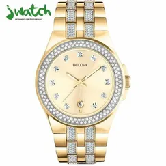 ĐỒNG HỒ NAM BULOVA QUARTZ  98B174 DÂY KIM LOẠI