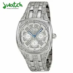 ĐỒNG HỒ NAM BULOVA QUARTZ CHRONOGRAPH 96C002 DÂY KIM LOẠI