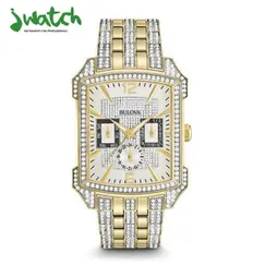 ĐỒNG HỒ NAM BULOVA QUARTZ CHRONOGRAPH  98C109 DÂY KIM LOẠI