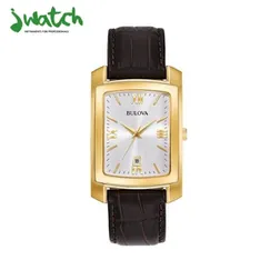 ĐỒNG HỒ NAM BULOVA QUARTZ MẶT VUÔNG 97B162 DÂY DA